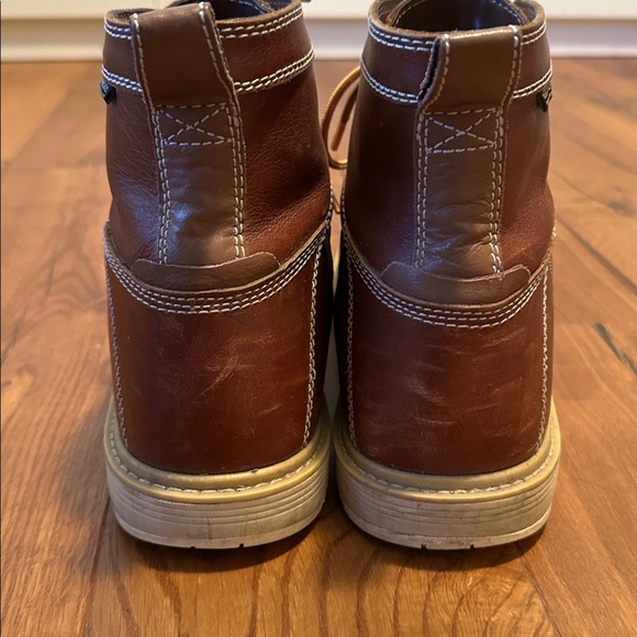 Men Keen Men\'s San Jose, Chestnut Brown Leather Lace-Up Boots sz 11D